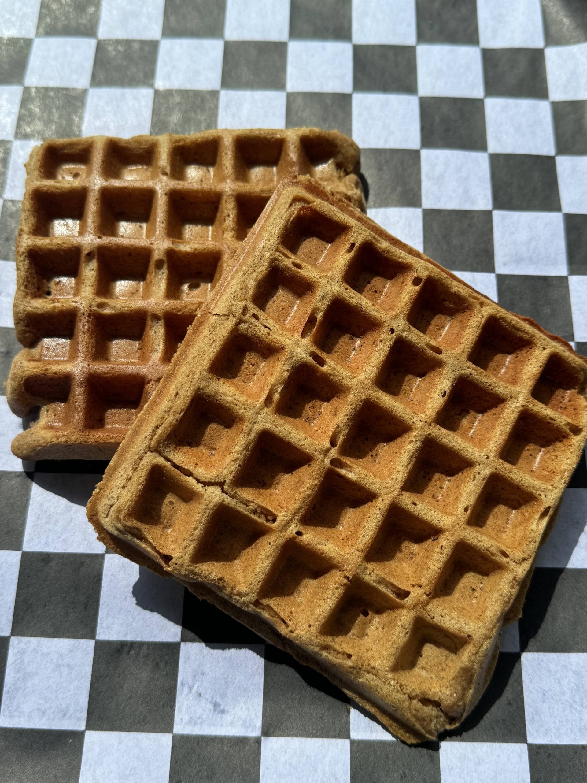 Pumpkin Protein Waffles